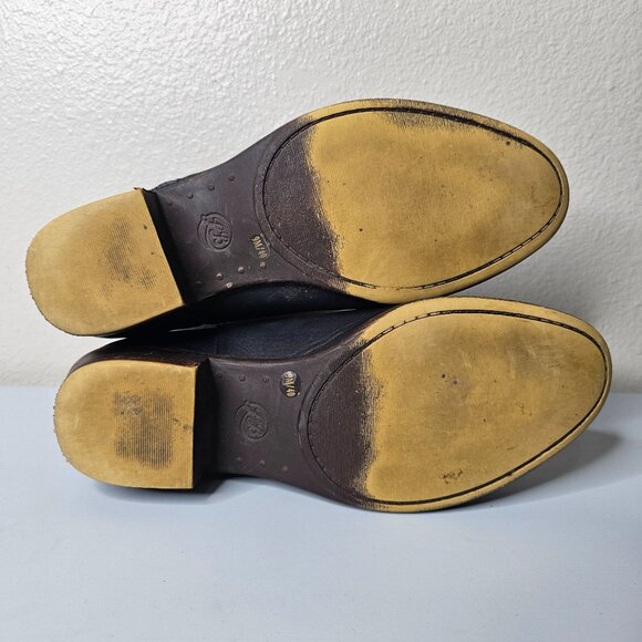 Lucky Brand Size 9 Black Leather Blandre Ankle Booties Boots Low Block Heel - Picture 10 of 10